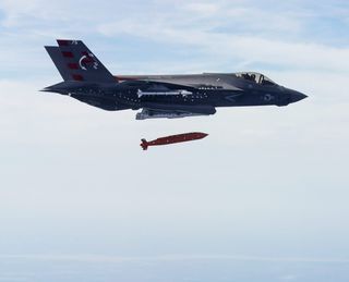 The F-35 Lightning II Pax River Integrated Test Force from Air Test and Evaluation Squadron 23 conducted the first weapons separation test of an AGM-154 Joint Standoff Weapon (JSOW) from an F-35C Lightning II carrier variant.