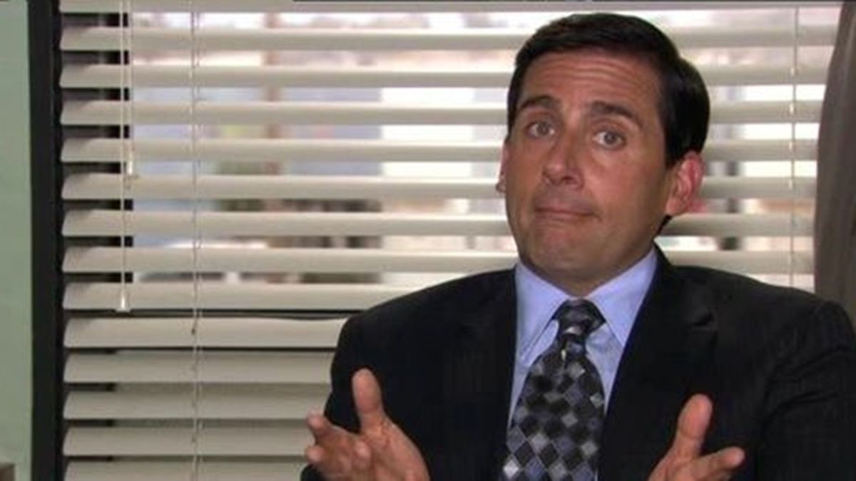 Steve Carell as Michael Scott in The Office