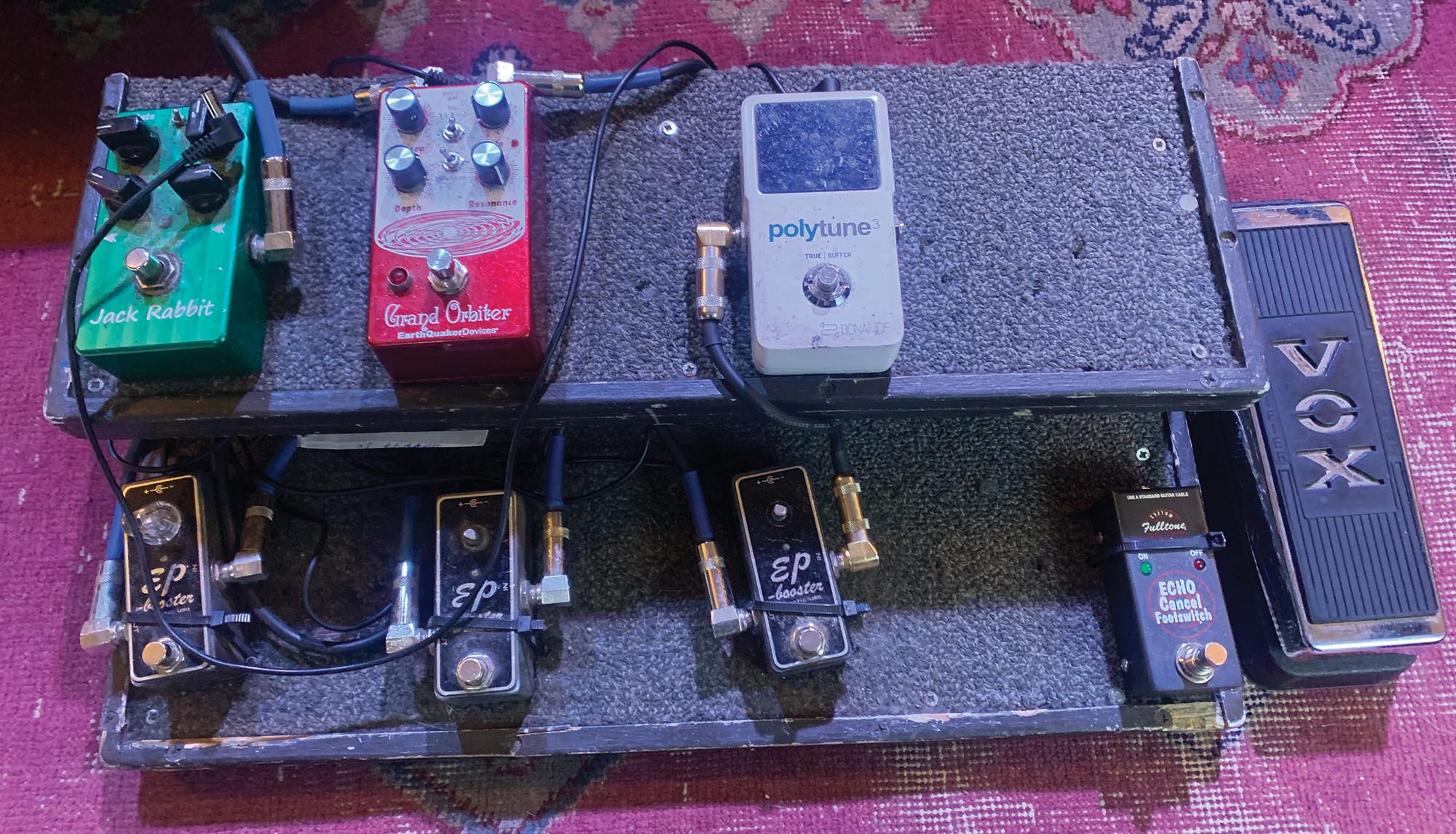 Doug Martsch's pedalboard