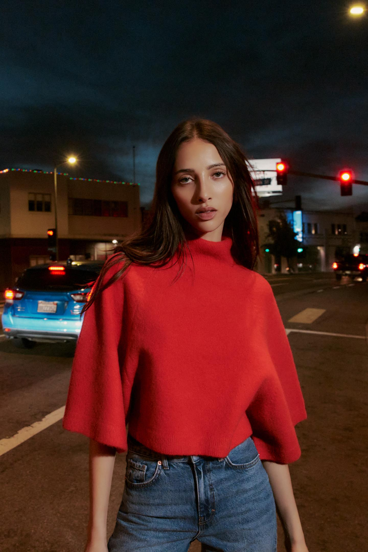 ZARA, Wide Sleeve Knit Jumper