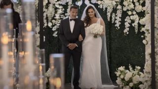 Alexa walking down the aisle in Love is Blind.