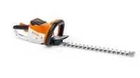 Stihl HSA56 hedge trimmer on a white background