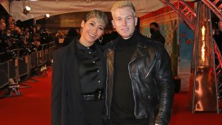 Karen Hauer and Jordan Wyn-Jones attend the London Premiere of Cirque de Soleil's "LUZIA"