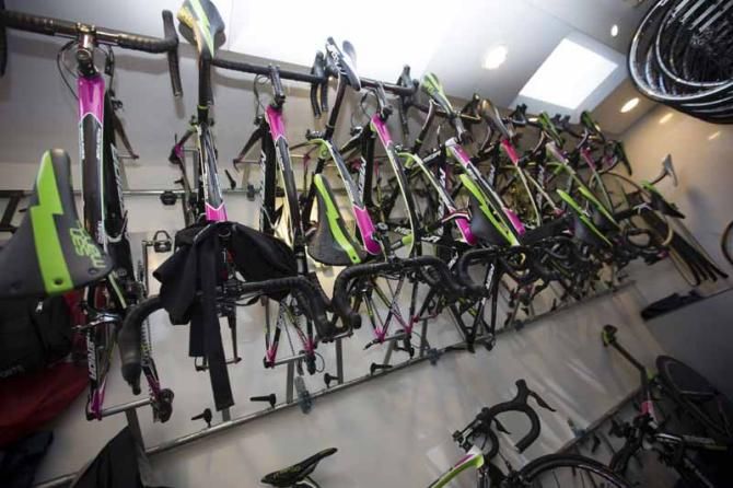 Merida supply the team with bikes for 2013