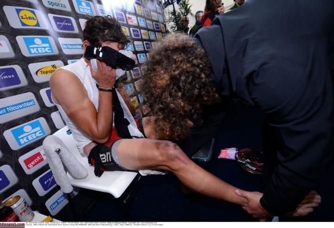 Greg Van Avermaet (BMC) at the finish