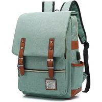 Ugrace Vintage Laptop Backpack with USB Charging Port:was $41.99now $18.69 at Amazon
