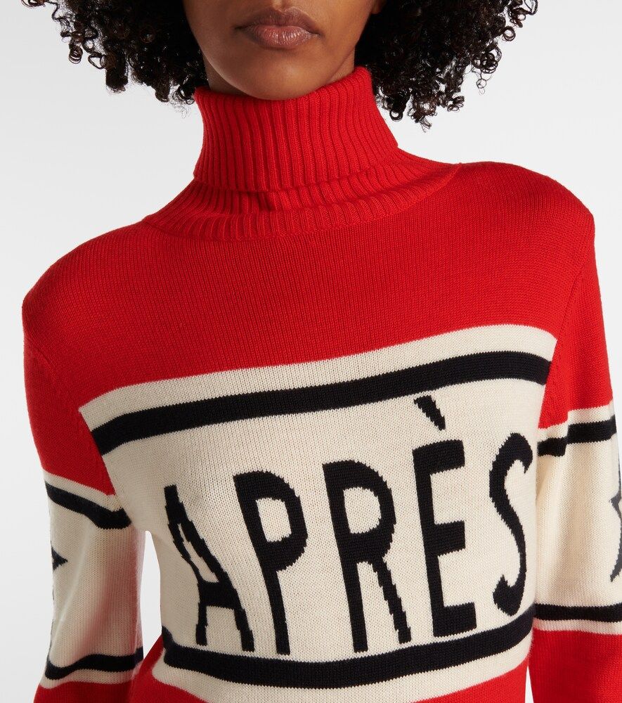 Après Intarsia Wool Turtleneck Sweater