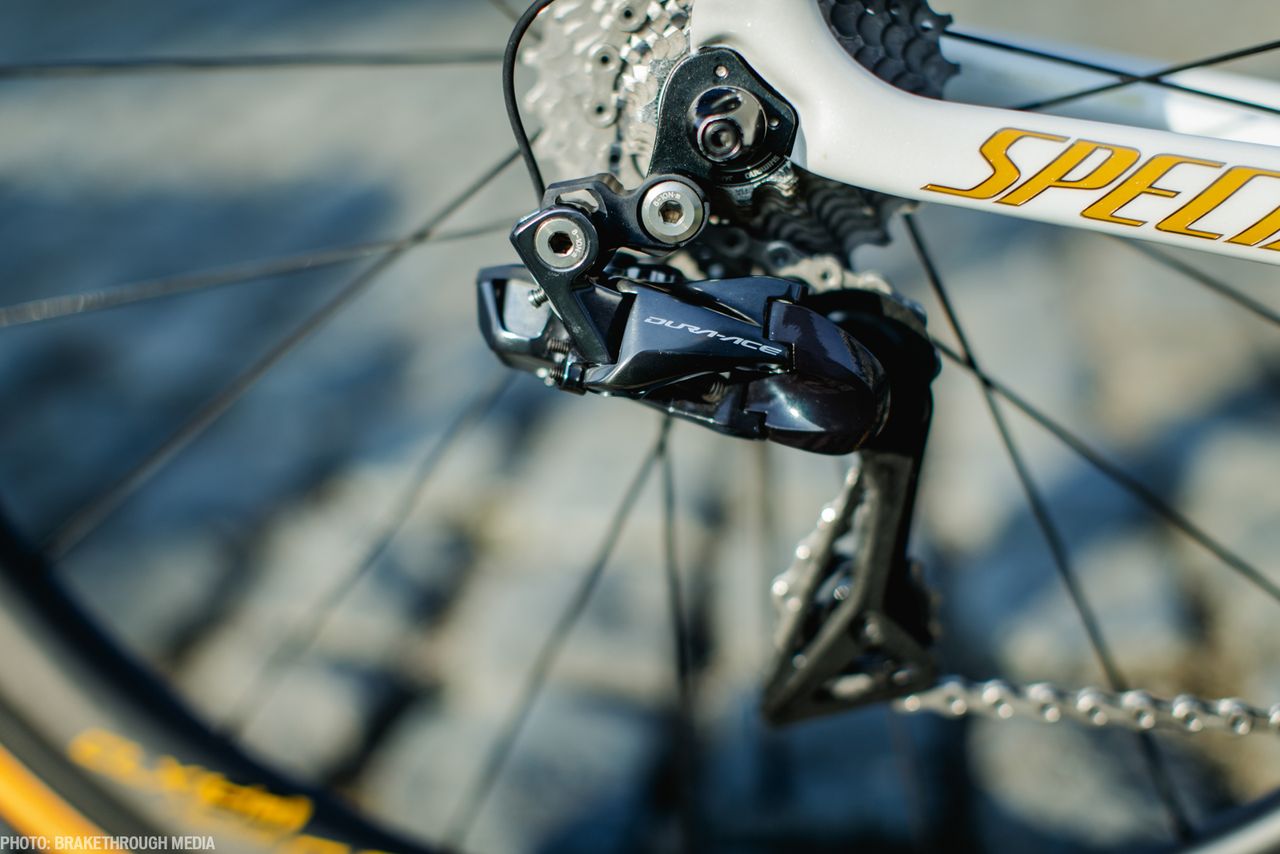 The rear derailleur