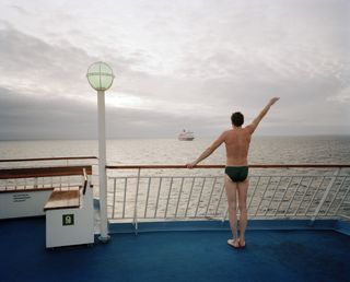 Ferry between Helsinki and Stockholm. Finland. 1991