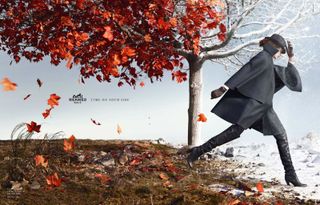 Autumn turns to winter in this high fashion campaign