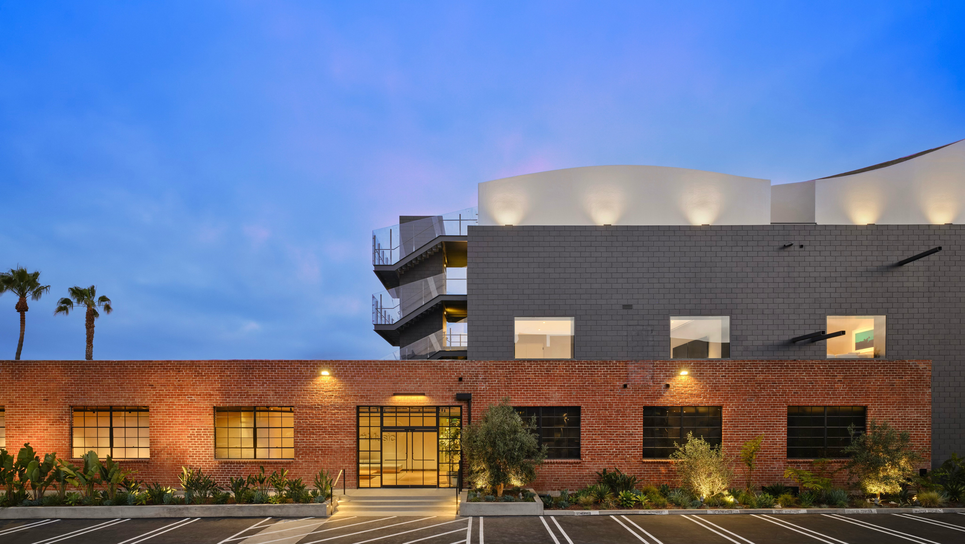 The exterior of Apple's LA Music Studio in Culver City