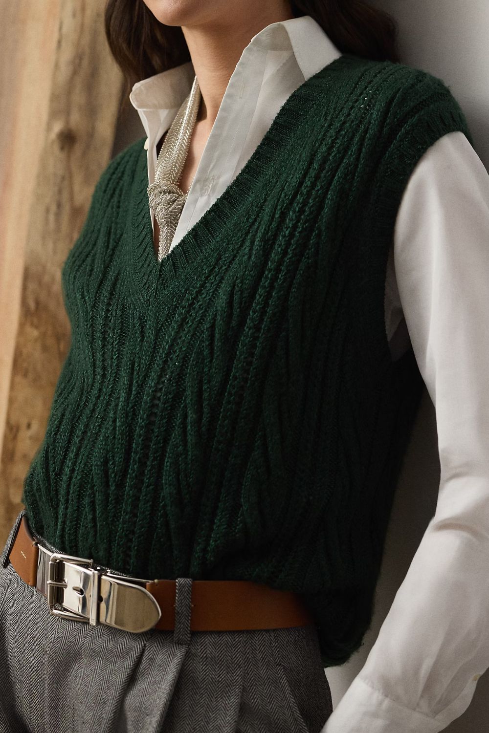 Ralph Lauren Silk-Cashmere Sleeveless Jumper