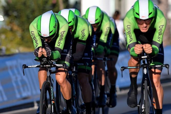 Belkin in the Vuelta a Espa&ntilde;a team time trial