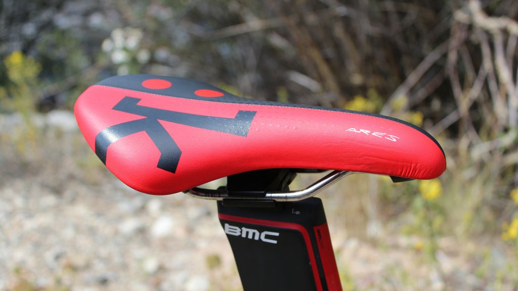 Fizik's Ares saddle has extra padding in the nose