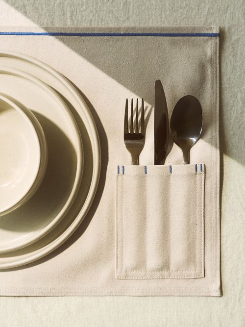 4-Pack Pocket-Detail Place Mats
