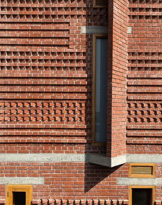 Vir.Mueller Architects Singh house brick walls