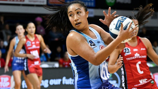The Northern Mystics, on the ball in blue, claimed the 2024 Grand Final while Mainland Tactix, red, will want to go at least one better this year than losing semi-finalists