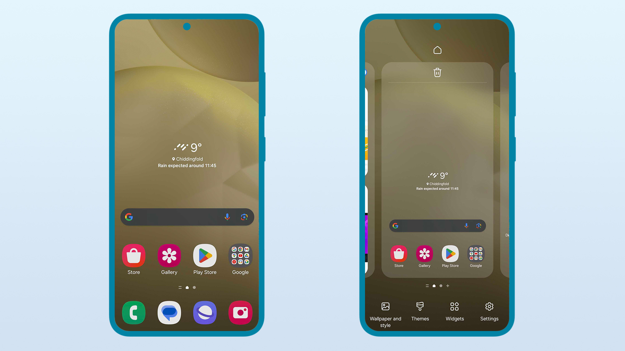 How to make custom wallpapers on the Samsung Galaxy S24 using Galaxy AI screenshots 1 2