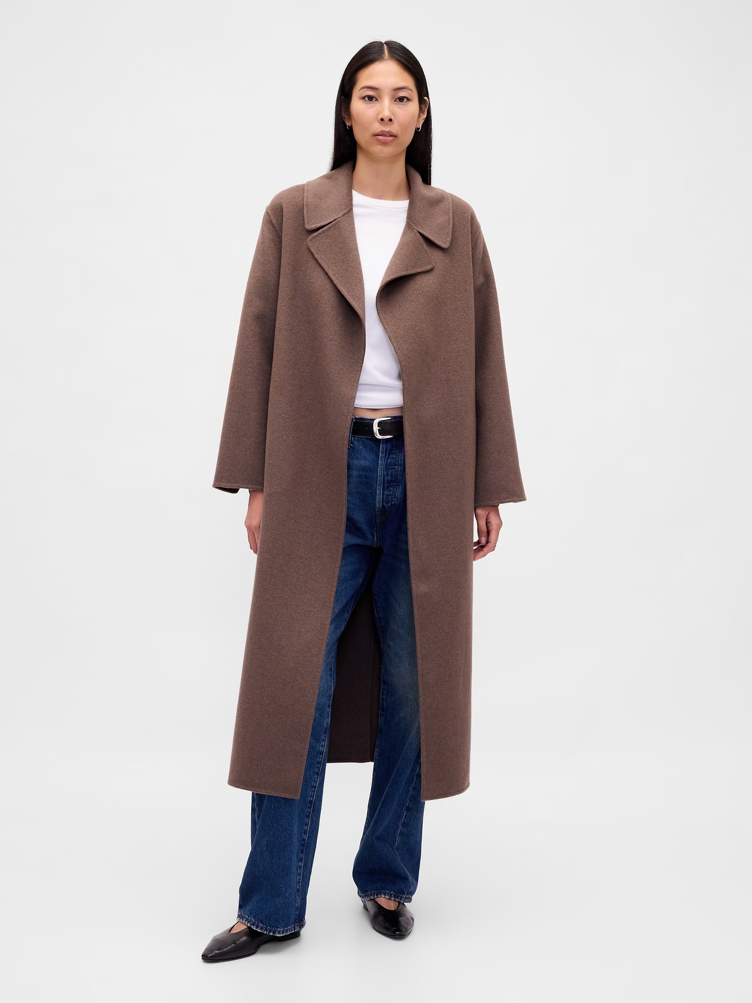 Gap, Wool-Blend Wrap Coat