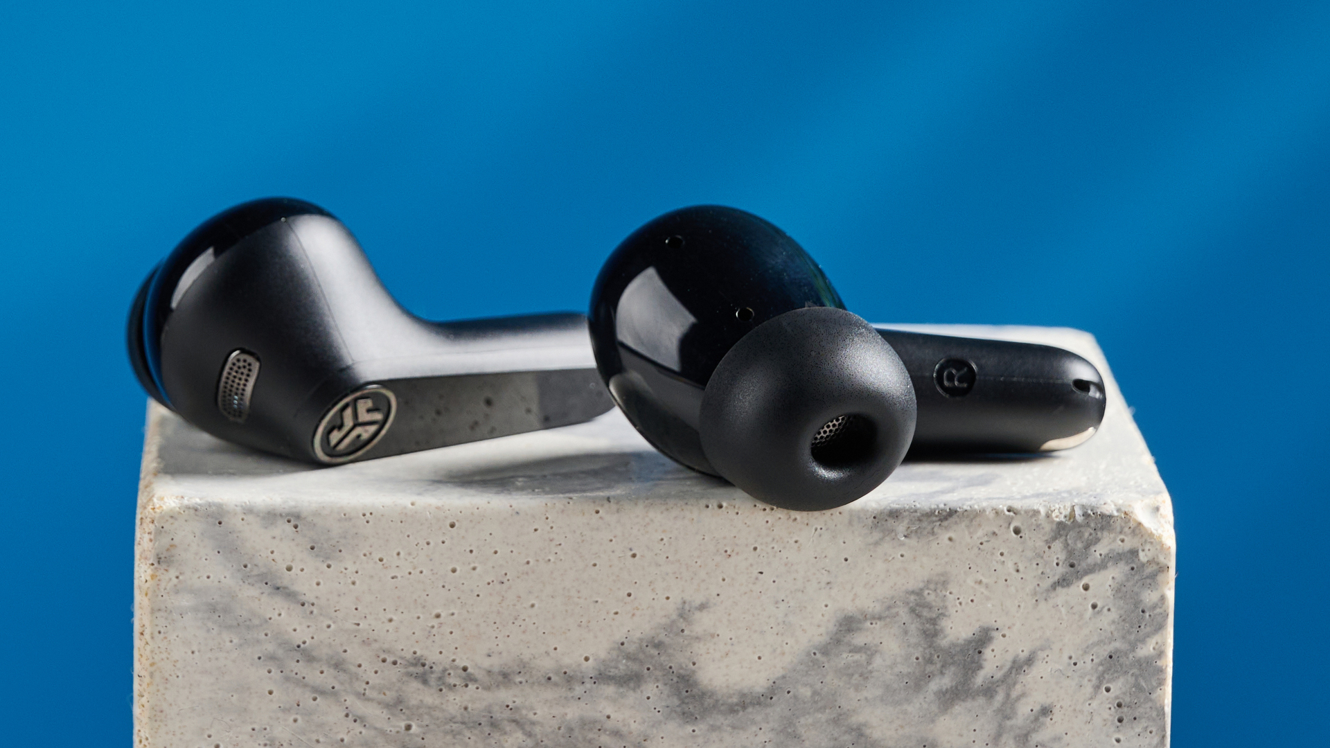 Black JLab JBuds Pods ANC Bluetooth earbuds