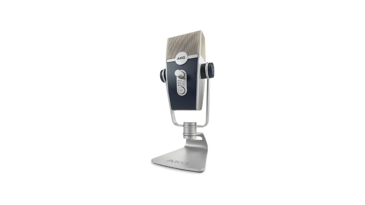 AKG Lyra microphone on white background 