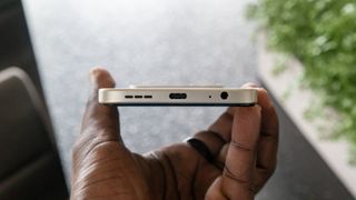 Tecno Spark 50 5G USB-C port, speaker, and 3.5mm headphone jack