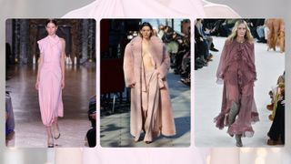 Paris Fashion Week Runway Trends Autumn/Winter 2024 - rose colours