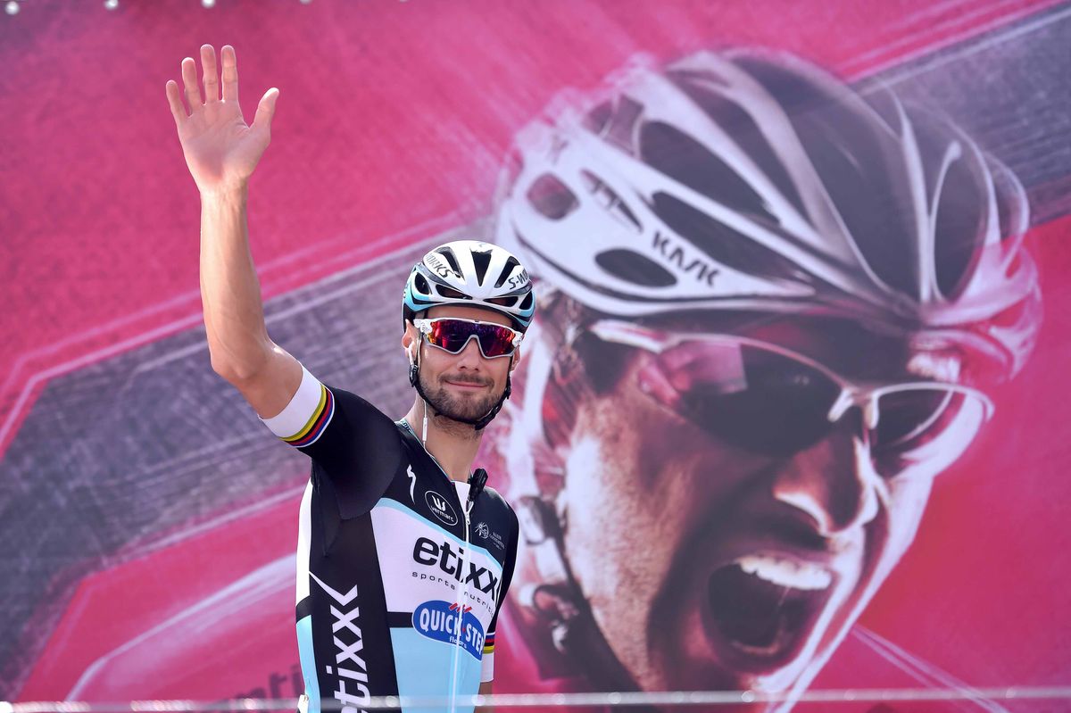 Tom Boonen before the start