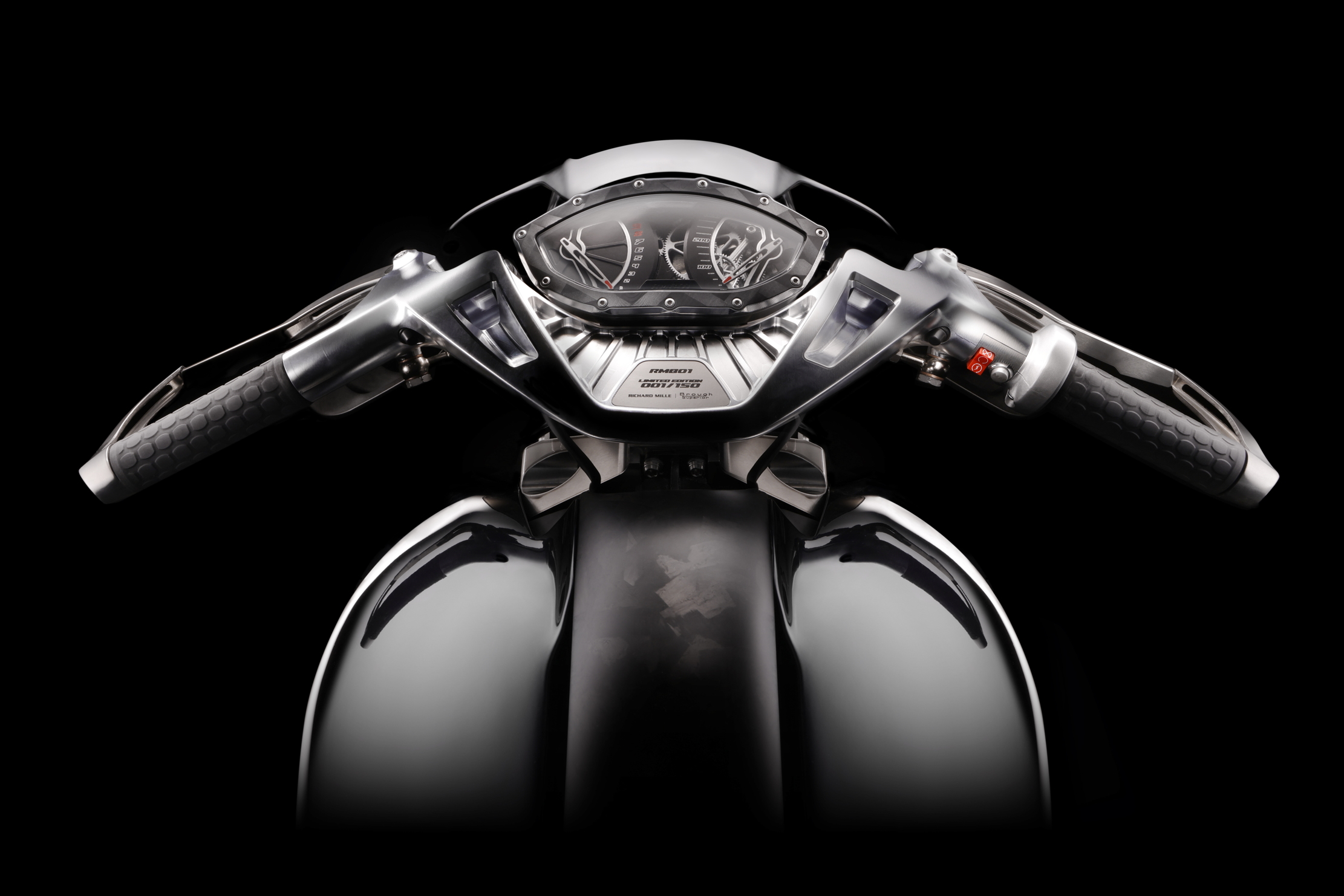 The mechanical odometer of the Brough Superior RM