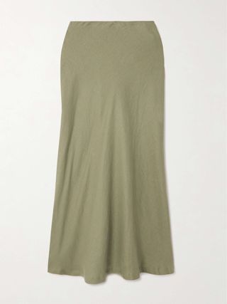 Antibes Linen Maxi Skirt