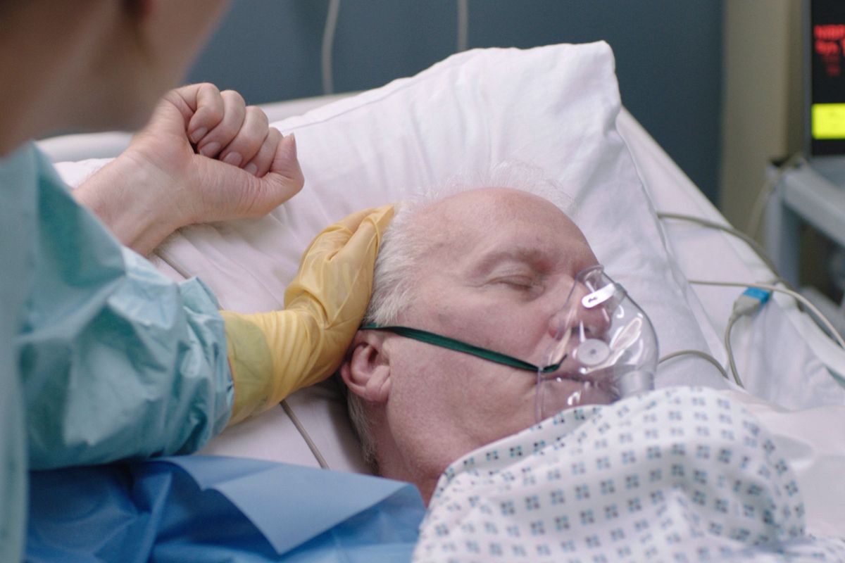 Charlie Fairhead is at death&#039;s door in his final Casualty episode. Will he exit Holby ED alive or dead?