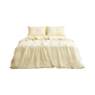 Limoncello linen bedding set
