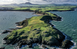 Nefyn & District Golf Club pictured from above