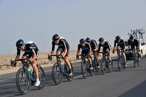 Team Sky would clock the third fastest time in the team time trial.