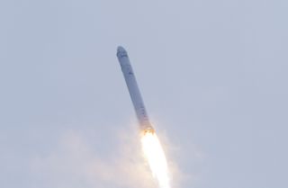 SpaceX Falcon 9 rocket launches the Dragon CRS-2 mission on March 1, 2013.