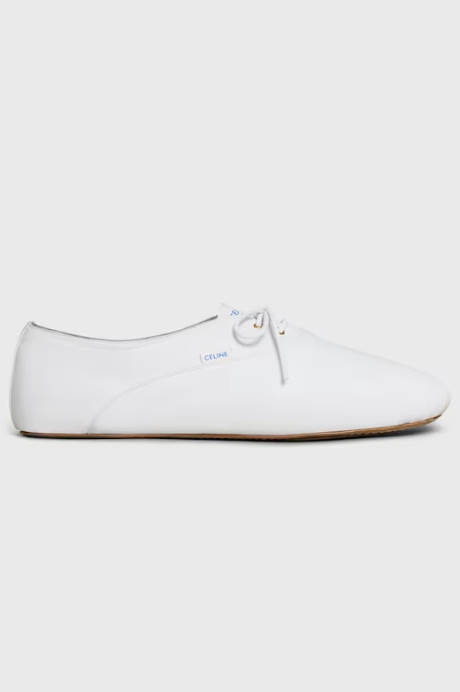Celine, Ballet Lace-Up Shoe in Lambskin
