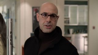 Stanley Tucci tells the Runway staff to gird their loins