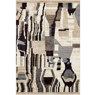 Neutral abstract rug from Wayfair.