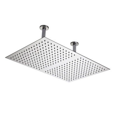 rectangular ceiling-mounted shower head from Hudson Reed