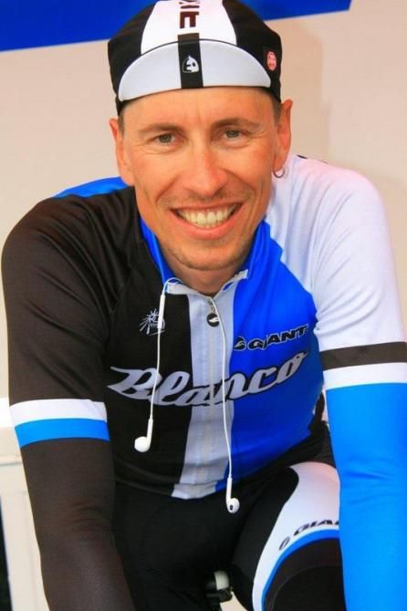 Robert Wagner (Blanco) didn't look too worried before his TT