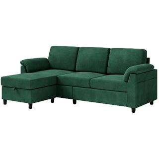 Walmart Walsunny convertible sectional couch with ottoman