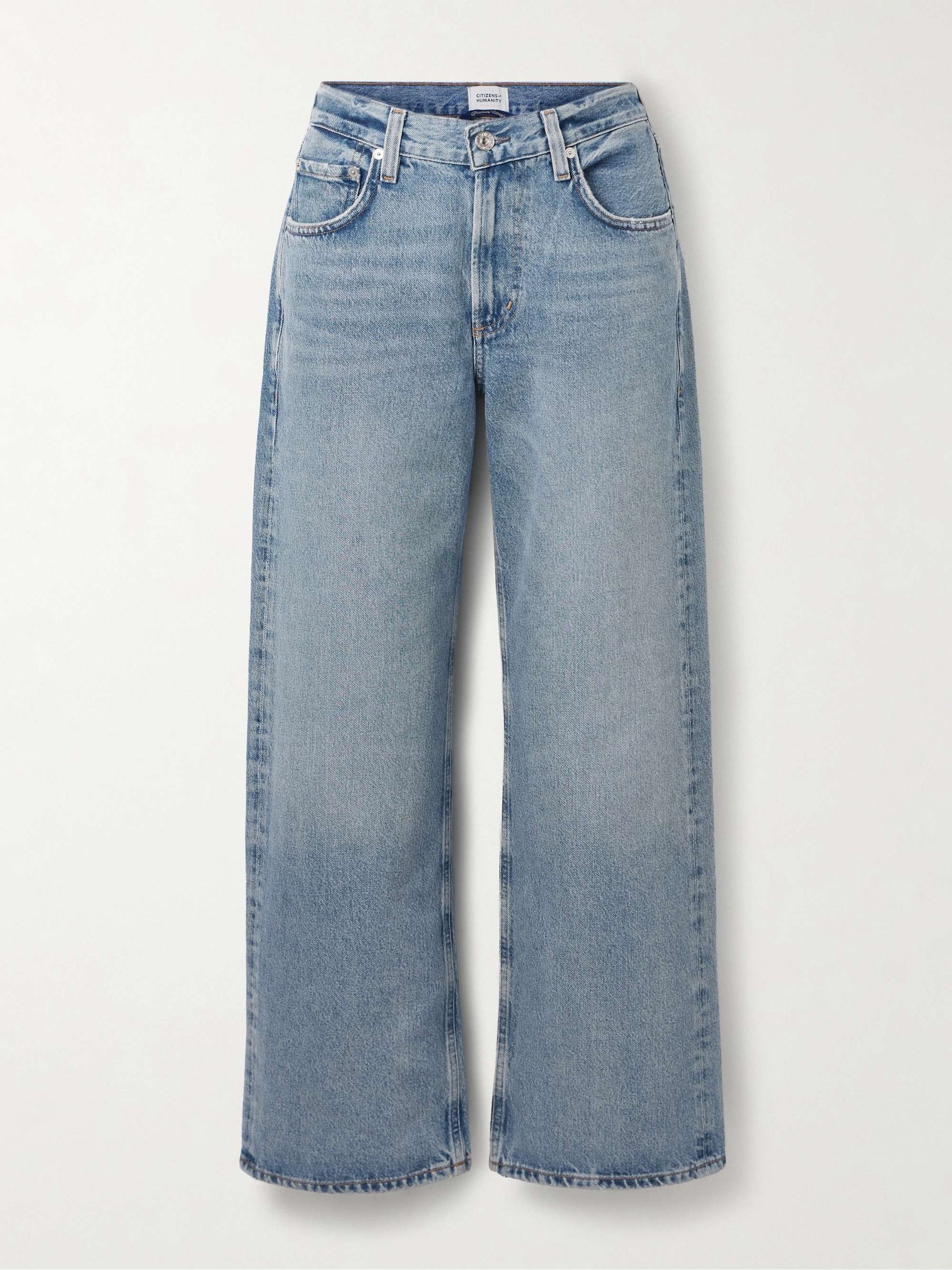 Lindz Low-Rise Straight-Leg Jeans