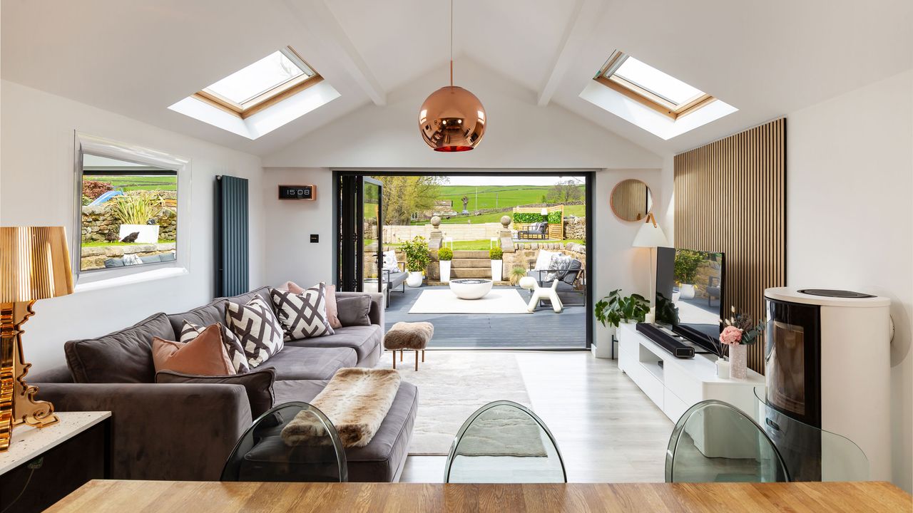 Sam Marlow&#039;s former farm house is a showcase for her luxe interior style