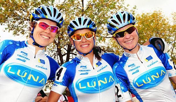 Luna's Georgia Gould (l), Katerina Nash (c) and Alison Dunlap.