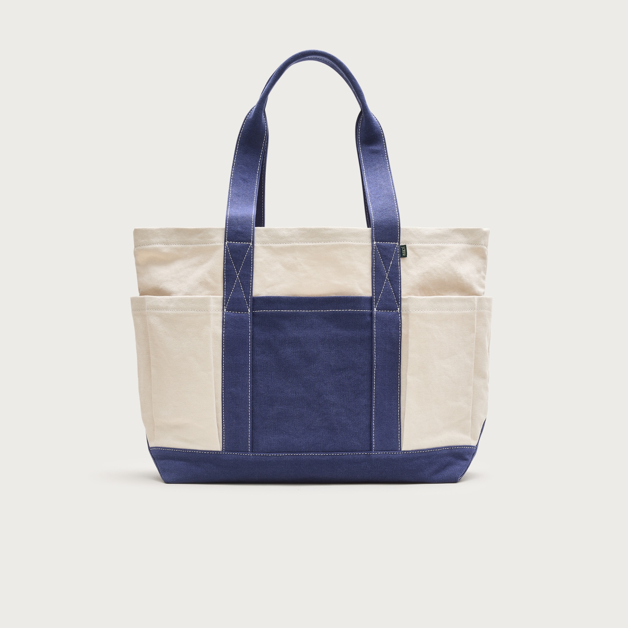 Medium Seaport Tote Bag in Washed Canvas