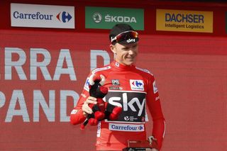 Chris Froome at the Vuelta a España