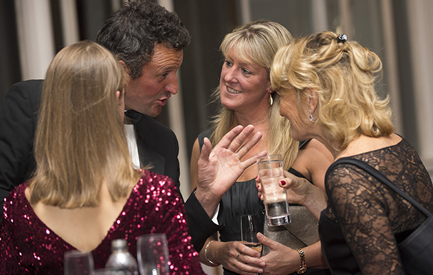 Professional Rider of the Year Nicola Wilson with her husband Alastair and Jo Lambert, co-owner of Bulana