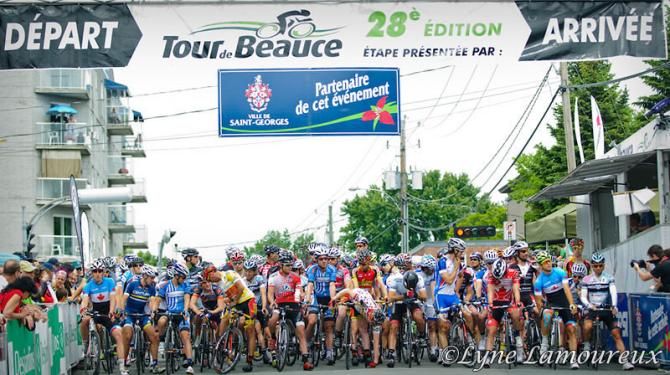 Field is ready for stage 6 of the Tour de Beauce
