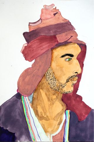 Fashion photographer Johnny Rozsa swaps his camera for a paint brush ...