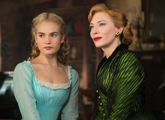CINDERELLA - Lily James is Cinderella and Cate Blanchett is the Stepmother